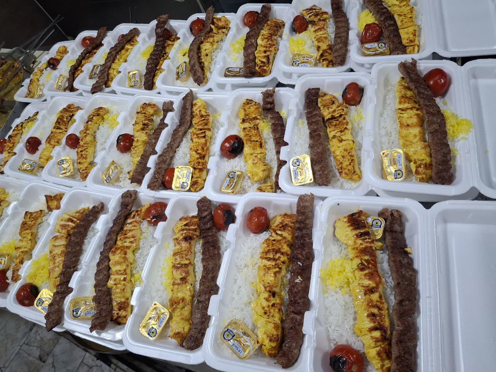 چلو میکس جوجه+کباب